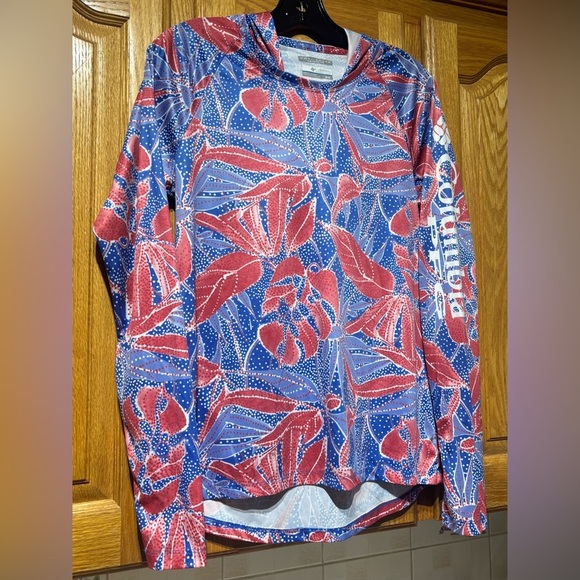 Columbia PFG Omni-Shade Super Tidel Hoodie Women's Medium UPF 50 - Picture 3 of 9